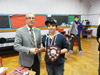 Presentation to Daniel Holmes who received the Richard Broadley Memorial Shield